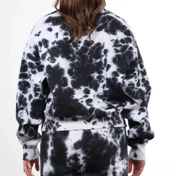 THE "MARBLE TIE DYE" BEST FRIEND CREW NECK SWEATSHIRT AND JOGGER SET - Picture 7 of 9